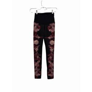 The North Face Floral Print High Waisted Leggings Women's Size Small‎